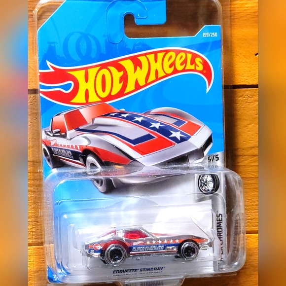 2019 Hotwheels Super Chromes Corvette Stingray Treasure Hunt. - Picture 1 of 14